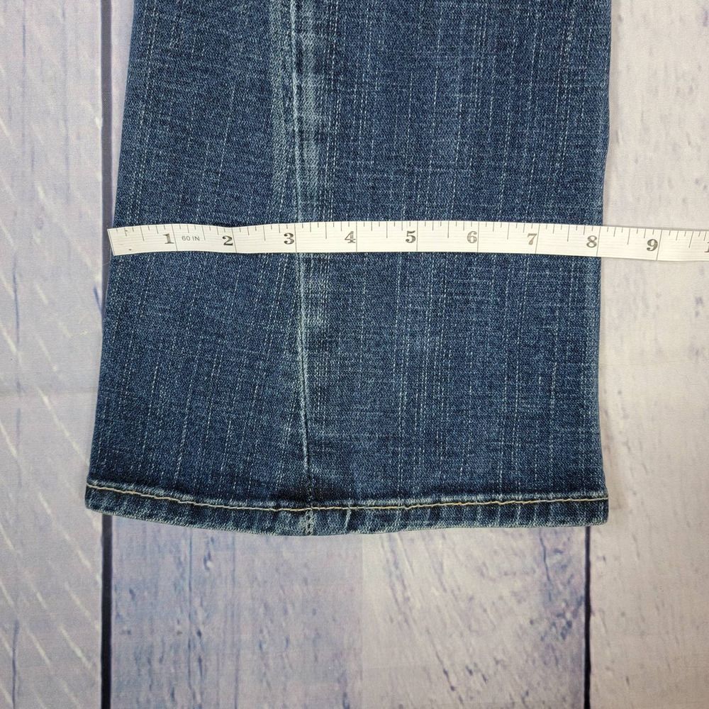 True Religion Vintage Y2K Joey Low Rise Twist Flare Leg Jeans Size 26 - Picture 7 of 8